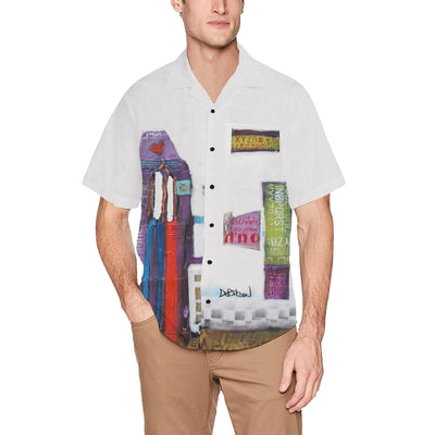 Clothes Its magic Men's All Over Print Hawaiian Shirt With Chest Pocket(ModelT58)