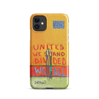 United we stand divided we fall Snap case for iPhone®