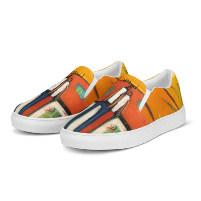 For Better Or Worse Men’s slip-on canvas shoes