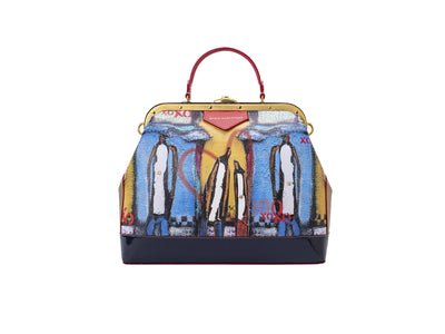New Handbags Satchel Azul S Barbara DBZ