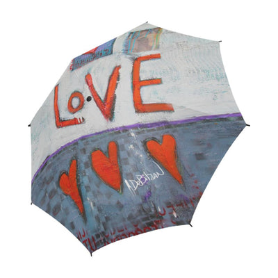 Umbrellas DeBilzan Warm Love Umbrella Semi-Automatic Foldable Umbrella (Model U05)