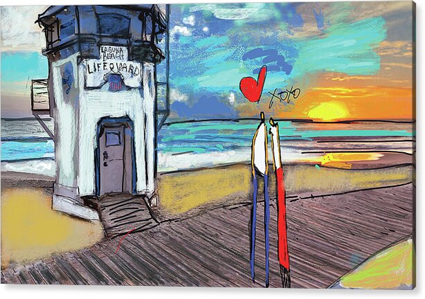 Lifeguard - Acrylic Print – DeBilzan Gallery