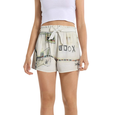Bottom abstract Women's Belted Short