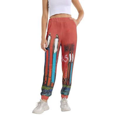 Bottom Out & about Elastic Waist Tapered Sweatpant