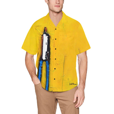 Clothes Begin Again Men's All Over Print Hawaiian Shirt With Chest Pocket(ModelT58)