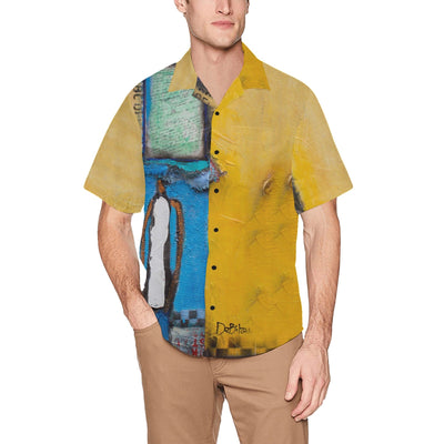 Clothes Doorway Men's All Over Print Hawaiian Shirt With Chest Pocket(ModelT58)