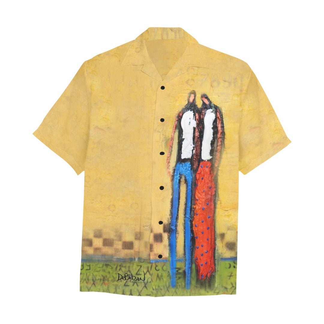 Finally Love Men's Hawaiian Shirt With Chest Pocket(ModelT58