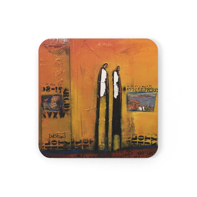 Home Decor We all bring your baggage Cork Back Coaster