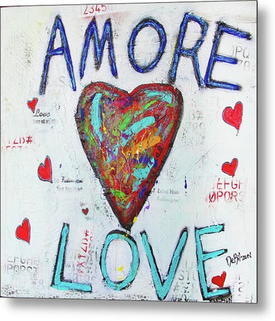 Metal Print Amore Love  - Metal Print