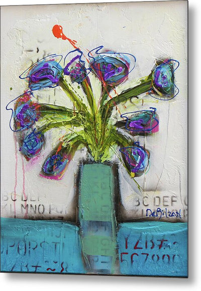 Metal Print Floral - Metal Print