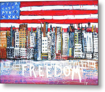 Metal Print Freedom NEW  - Metal Print