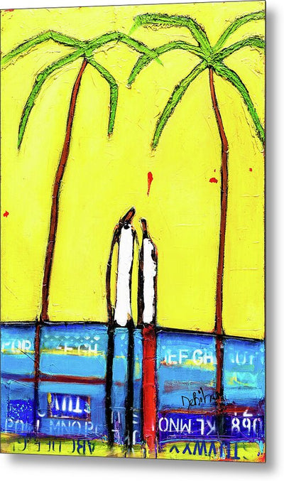 Metal Print Yellow Mellow  - Metal Print