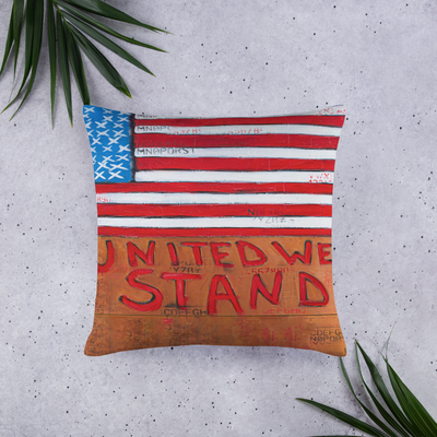 united we stand Basic Pillow