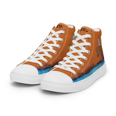 All is well Women’s high top canvas shoes