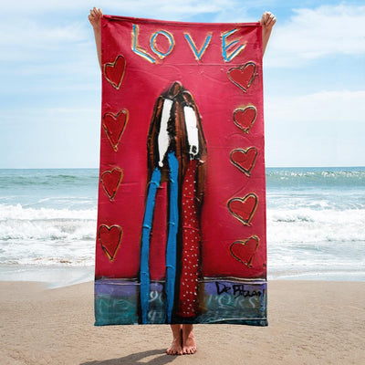 Beach Towel Levels Of Love Beach Towel