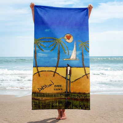 Beach Towel One Love Beach Towel