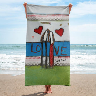Beach Towel Summer Love Beach Towel