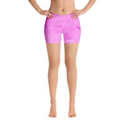 DeBilzan Pink Exercise Shorts