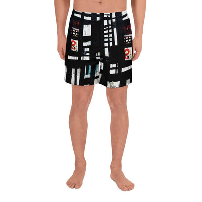 Destination Abstract Men's Athletic Long Shorts