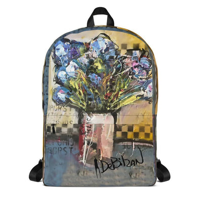 Purple Floral Backpack - DeBilzan Gallery