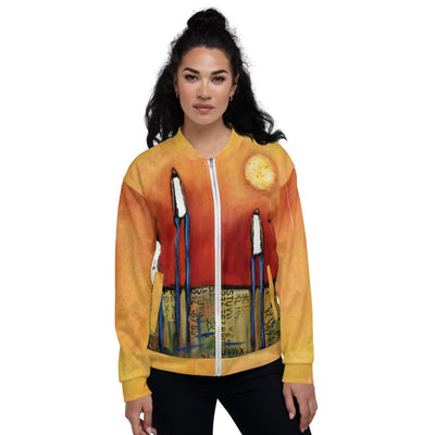 Here Comes the Sun Unisex Bomber Jacket