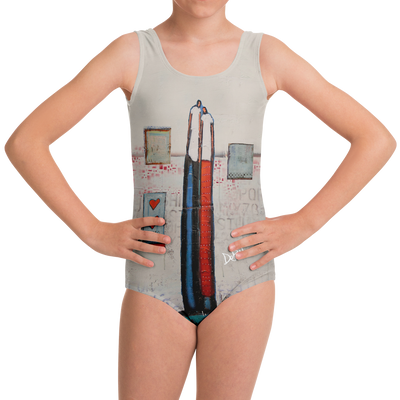 Kids One-Piece Swimsuit - AOP swimsuit