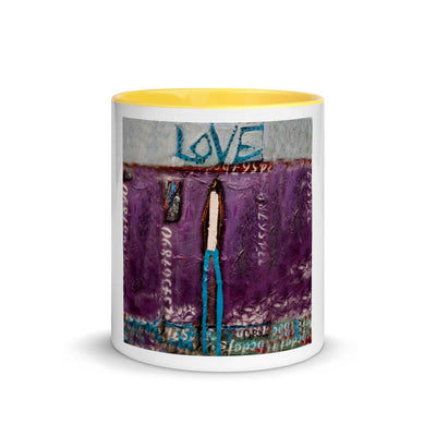 Purple Love Mug with Color Inside