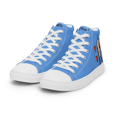 Shoes Love You Women’s high top canvas shoes