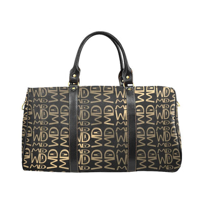 Travel Bags DeBilzan WD Gold Travel Bag Travel Bag (Black) (Model1639)