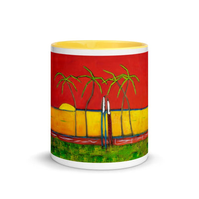 Tropical Mug with Color Inside