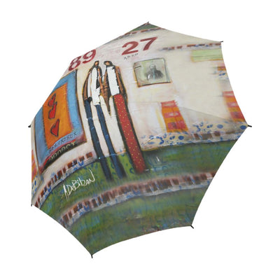 Umbrellas DeBilzan Valentines Umbrella Semi-Automatic Foldable Umbrella (Model U05)