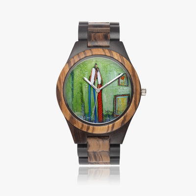 Wooden Quartz Watches 207. Indian Ebony Wooden Watch
