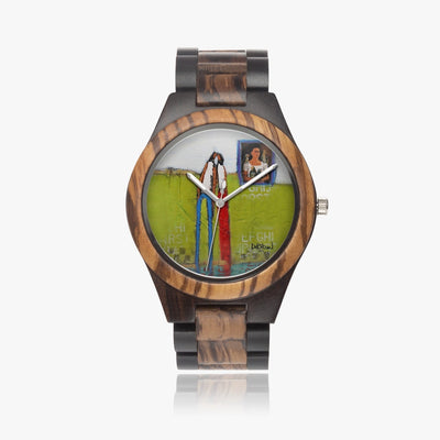 Wooden Quartz Watches 207. Indian Ebony Wooden Watch